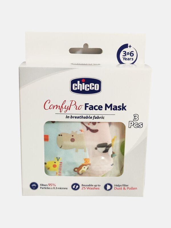 CHICCO COMFYPRO FACE MASK 3-6Y 3PC image number 1